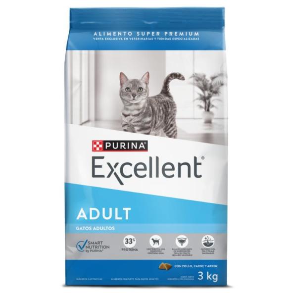 EXCELLENT GATO ADULTO * 3 KG